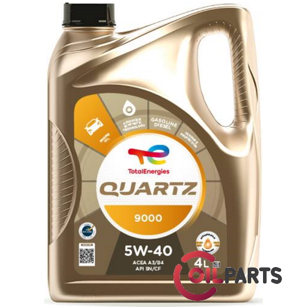 Масло TOTAL QUARTZ 9000 5W-40, 4л