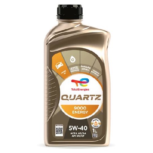 Масло TOTAL QUARTZ 9000 ENERGY 5W-40 (1л.)