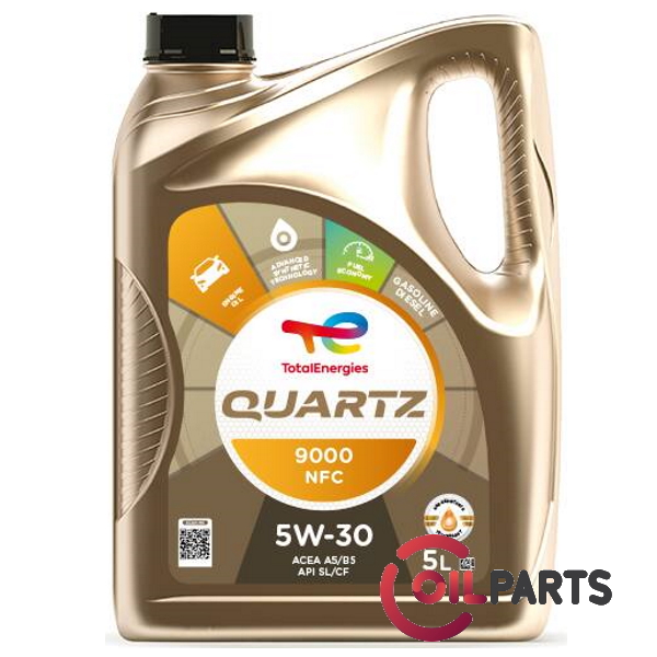 Олива TOTAL QUARTZ 9000 NFC 5W-30, 5л 213835