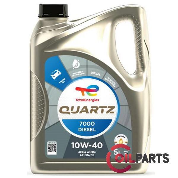 Масло TOTAL QUARTZ DIESEL 7000 10W-40 (5л.)