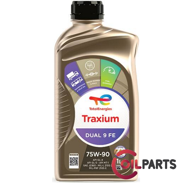 Олива TOTAL TRAXIUM DUAL 9 FE 75W-90, 1л 214145