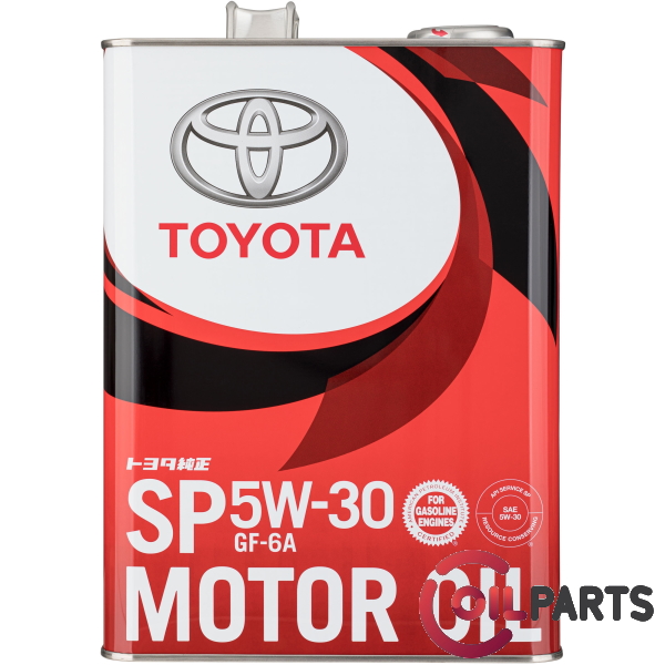 Масло  Toyota Synthetic Motor Oil SP/GF6A, 5W-30 (Japan), 4л