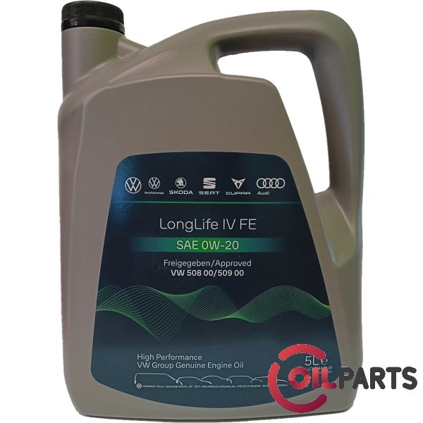 Олива VW LongLife IV FE 0W-20, 5л.
