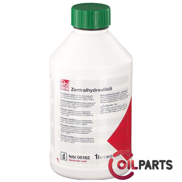 Рідина гідравлічна (мінеральна) FEBI (зелений) 1L 06162 | OILPARTS Рідина гідравлічна (мінеральна) FEBI (зелений) 1L 06162
