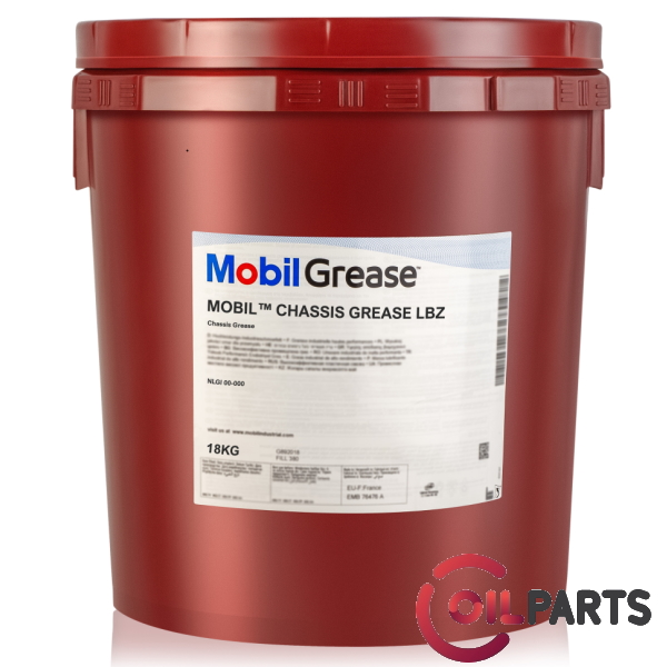 Смазка Mobil Chassis Grease LBZ 000 (18кг.) | OILPARTS Смазка Mobil Chassis Grease LBZ 000 (18кг.)