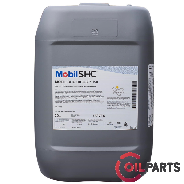Масло Mobil SHC Cibus 150 (20л.) | OILPARTS Масло Mobil SHC Cibus 150 (20л.)