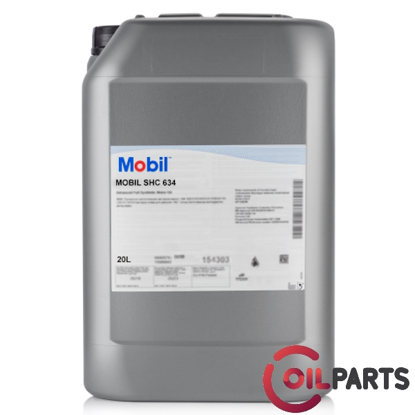 Масло Mobil SHC 634 (20л.) | OILPARTS Масло Mobil SHC 634 (20л.)