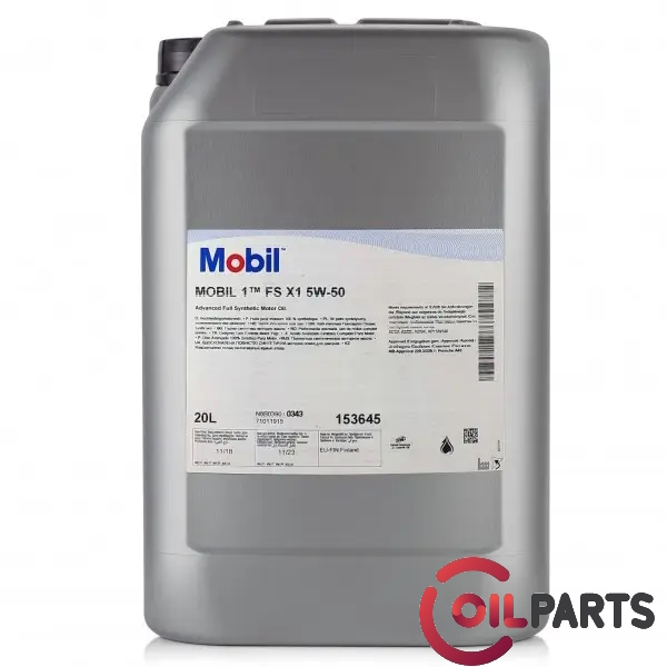 Масло Mobil 1 FS 5W-50 (20 л.)