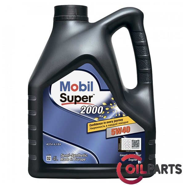 Масло Mobil Super 2000 X3 5W-40, 4л.