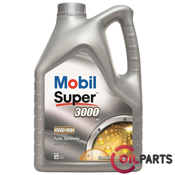 Олива Mobil Super 3000 X1 SAE 5W-40, 5л. | OILPARTS Олива Mobil Super 3000 X1 SAE 5W-40, 5л.