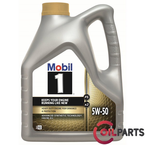 Масло MOBIL 1 FS X2 5W-50, 4л.