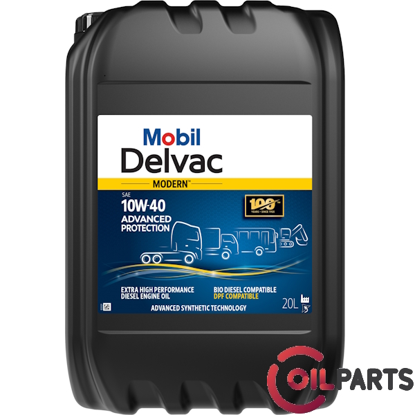 Олива моторна MOBIL DELVAC MODERN 10W40 Advanced Protection 20L 157068 | OILPARTS Олива моторна MOBIL DELVAC MODERN 10W40 Advanced Protection 20L 157068
