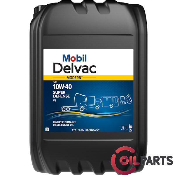 Олива MOBIL DELVAC MODERN 10W40 Super Defence V1 20 л 157342 | OILPARTS Олива MOBIL DELVAC MODERN 10W40 Super Defence V1 20 л 157342
