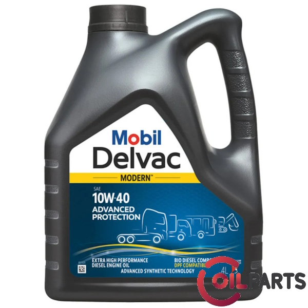 Олива моторна MOBIL DELVAC MODERN 10W-40 Advanced Protection, 4л. | OILPARTS Олива моторна MOBIL DELVAC MODERN 10W-40 Advanced Protection, 4л.